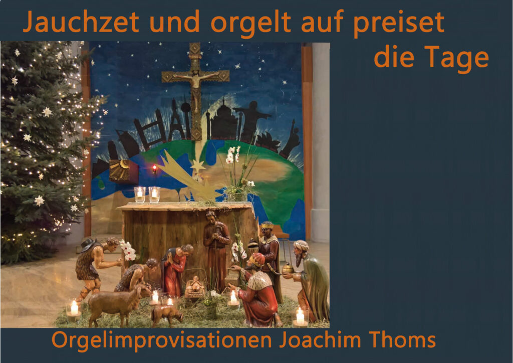 Plakat zu dem Konzert "Jauchzet und Orgelt auf preiset die Tage Plakat"